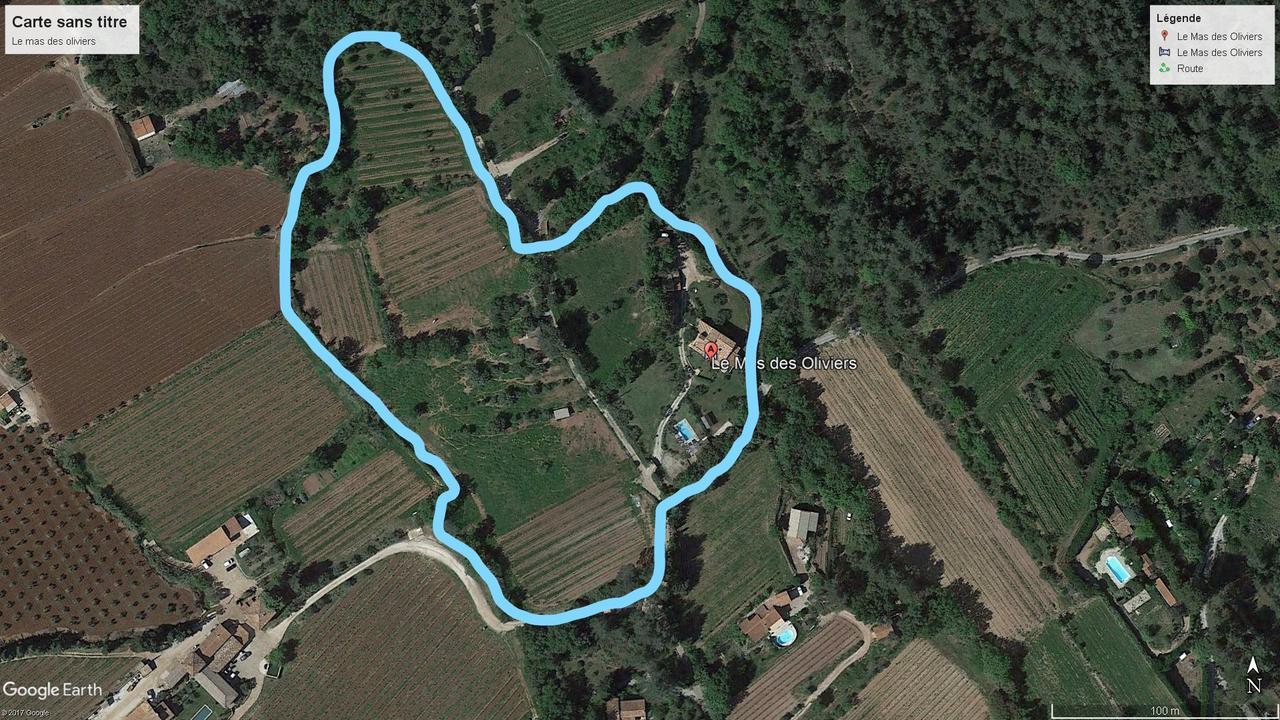 Le Mas Des Oliviers Puget-Ville Buitenkant foto